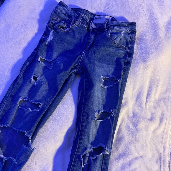 Garage Skinny Ripped Jeans - Picture 2 of 3